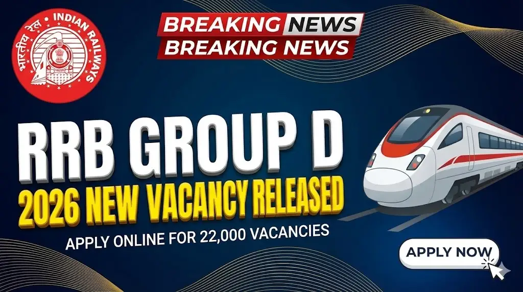 RRB Group D 2026 New Vacancy