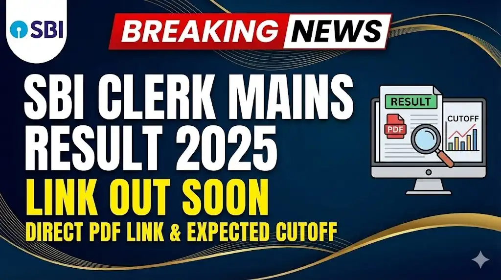 SBI Clerk Mains Result 2025