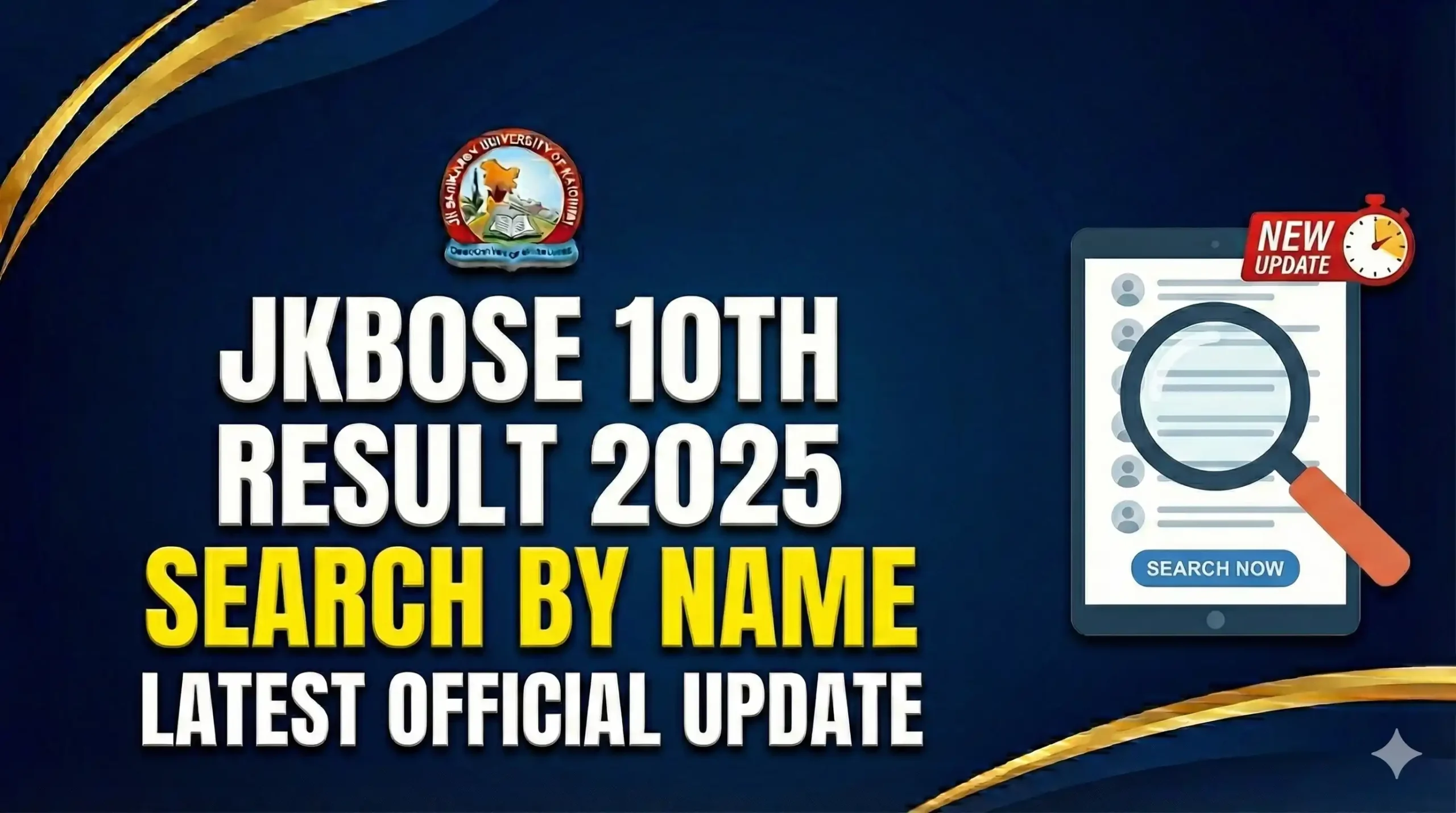 JKBOSE 10th Result 2025 Search by Name