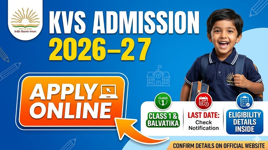 KVS Admission 2026