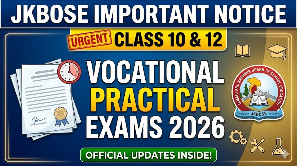 Class 10 & 12 Vocational Practical Exams 2026